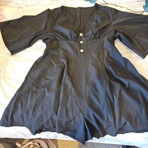 Shein Curve black romper